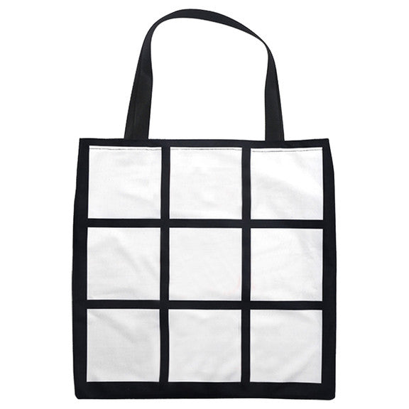 Tote Bag-Black/White